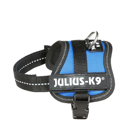 Julius-K9 Powerharness XXXS Blau Polyester Hund Westengeschirr