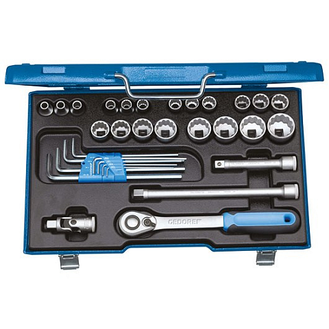 Gedore 2546027 Steckdosen/Steckdosen-Set
