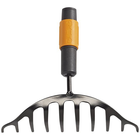Fiskars QuikFit Rechen Schwarz Stahl
