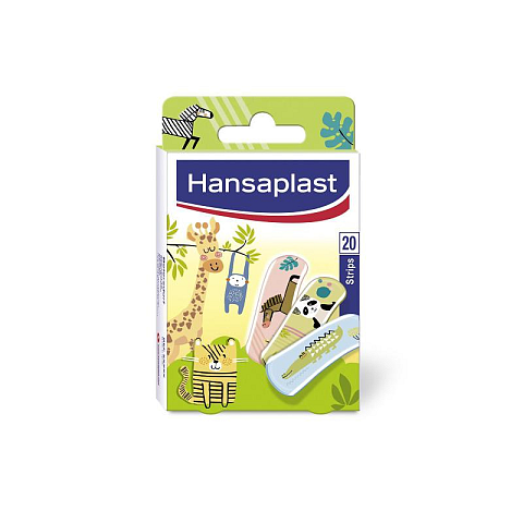 Hansaplast Kids Animal 1,9 x 7,2 cm 20 Stück(e)