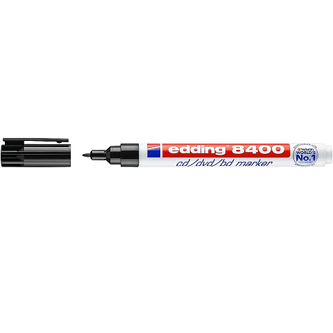 Edding 8400 Permanent-Marker Rundspitze Schwarz 1 Stück(e)