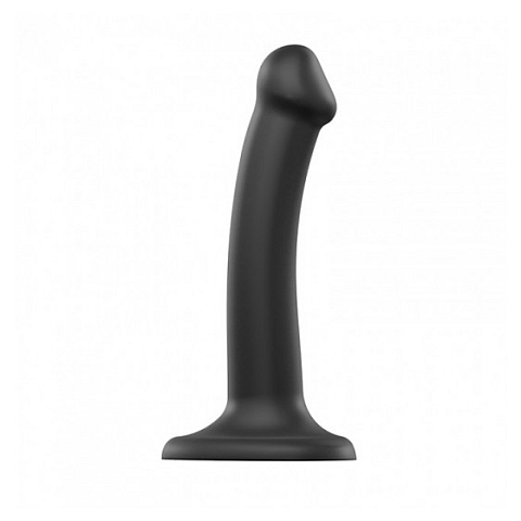 Strap-on-me 6013137 Vibrator Umschnalldildo Analverkehr, Vaginaler Sex Schwarz Silikon 170 mm 2,7 cm
