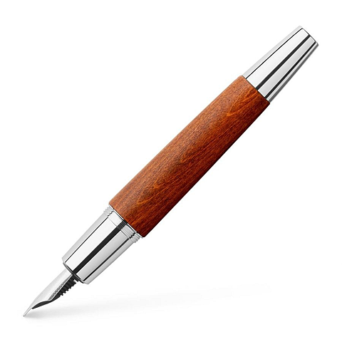 Faber-Castell e-motion Füllfederhalter Kartuschenfüllsystem Braun, Chrom 1 Stück(e)