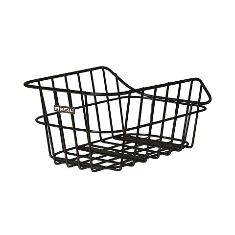 Basil Cento Hinten Fahrradkorb Aluminium Schwarz