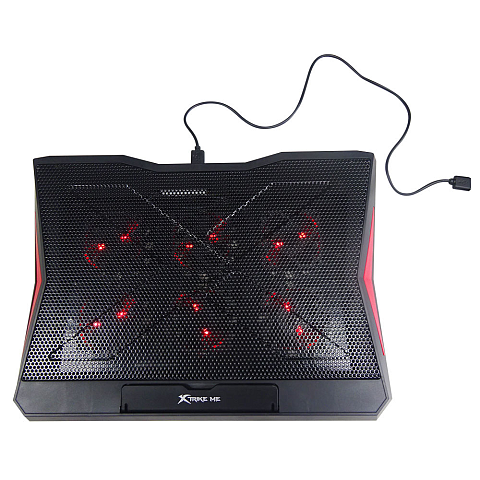 Xtrike Me FN-811 Llaptop-Kühlpad 43,2 cm (17") Schwarz