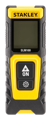 Stanley STHT77100-0 Entfernungsmesser Laser-Distanzmessgerät Schwarz, Gelb 30 m