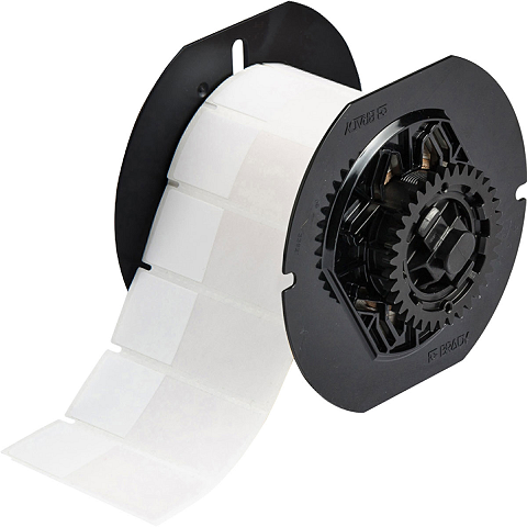 Brady B33-131-427 Druckeretikett Transparent, Weiß Selbstklebendes Druckeretikett