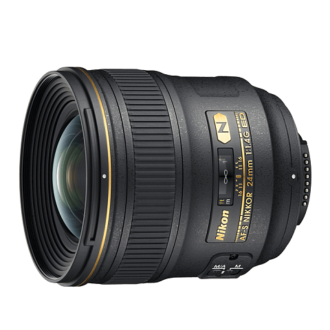 Nikon AF-S NIKKOR 24mm f/1.4G ED SLR Weitwinkelobjektiv Schwarz