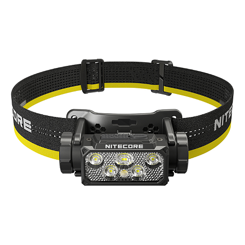 Nitecore HC60 UHE Taschenlampe Schwarz, Gelb Stirnband-Taschenlampe LED