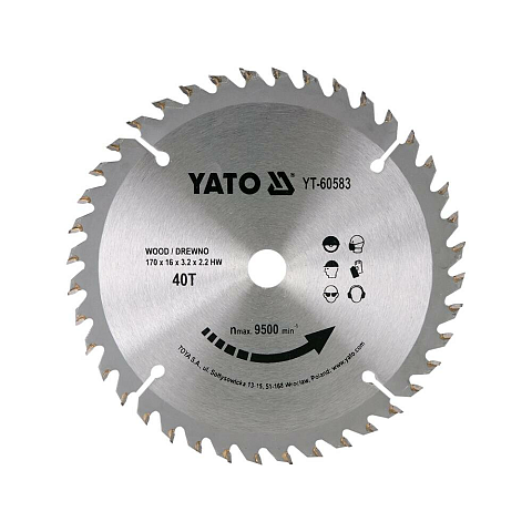 Yato YT-60583 Kreissägeblatt 1 Stück(e)