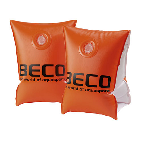 BECO-Beermann 09706 Schwimmkörper für Babys Orange, Weiß Schwimmarmbänder