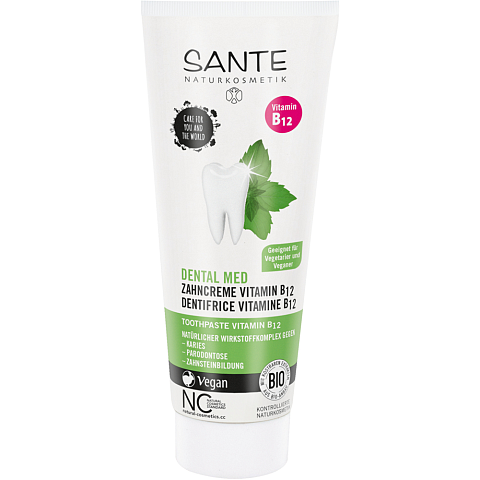 Sante Naturkosmetik 44163 Zahnpasta Anti-Plaque-Zahnpasta 75 ml