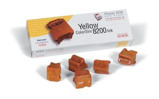 Xerox GENUINE 5 YELLOW COLORSTIX 8200 IN Tinten Colorstick