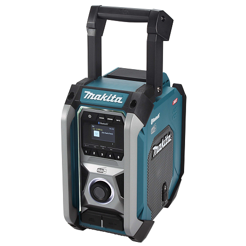 Makita MR007GZ Radio Arbeitsort Analog & Digital Schwarz, Grün