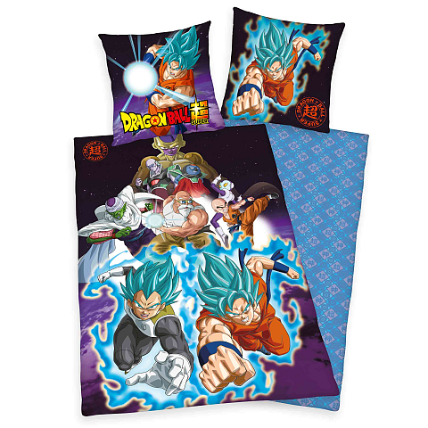 HERDING Dragonball Bettwäsche - Super-Saiyajin - 70-x-90-cm-140-x-200-cm-at