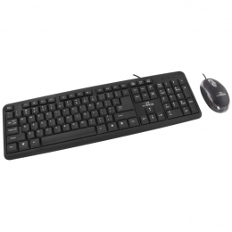 TITANUM TK106 Tastatur Maus enthalten Büro USB Schwarz
