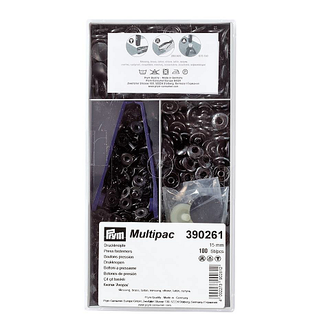 Prym 390261 Druckknopf Nieten-Druckknopf-Verschluss