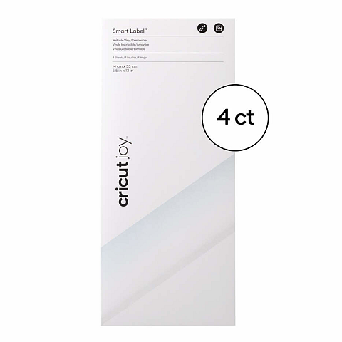Cricut Joy Smart Label Writable selbstklebendes Etikett Permanent Transparent 4 Stück(e)