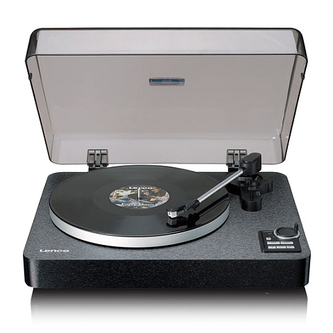 Lenco LBTA-165BK Plattenspieler Audio-Plattenspieler mit Riemenantrieb Schwarz Automatisch