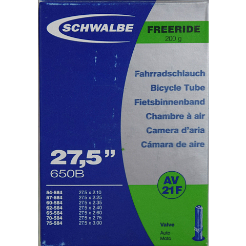 Schwalbe 10400030 Fahrradschlauch Schrader-Ventil 27.5" 53 - 76,2 mm