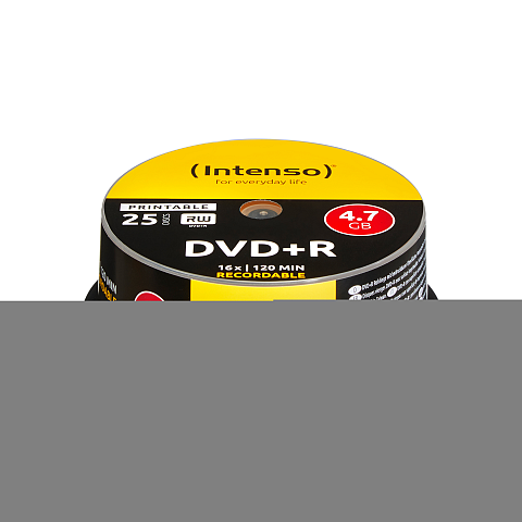 Intenso DVD+R 4.7GB, Printable, 16x 4,7 GB 25 Stück(e)
