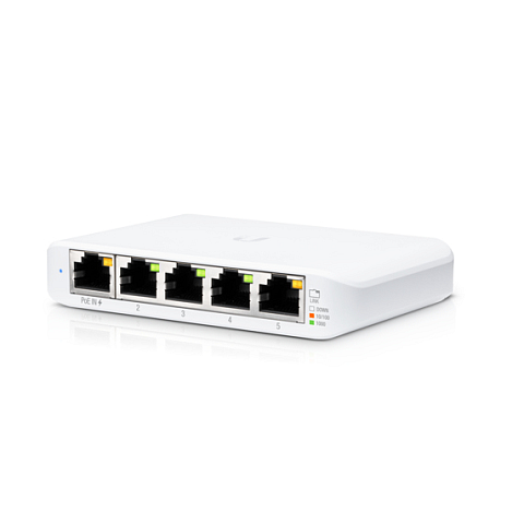 Ubiquiti UniFi USW Flex Mini Managed Gigabit Ethernet (10/100/1000) Power over Ethernet (PoE) Weiß