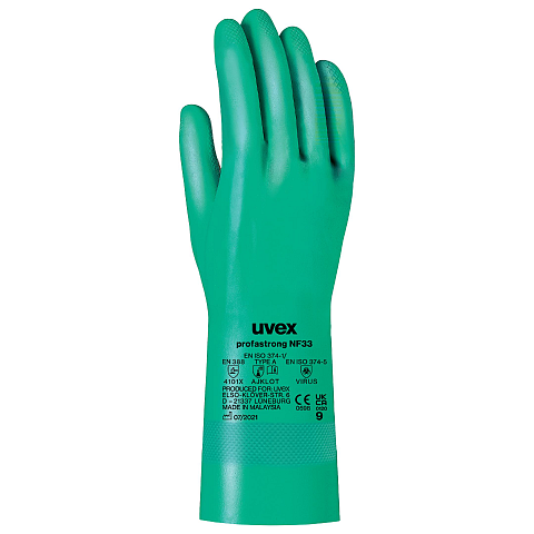 Uvex NF 33 Grün Gummi 1 Stück(e)