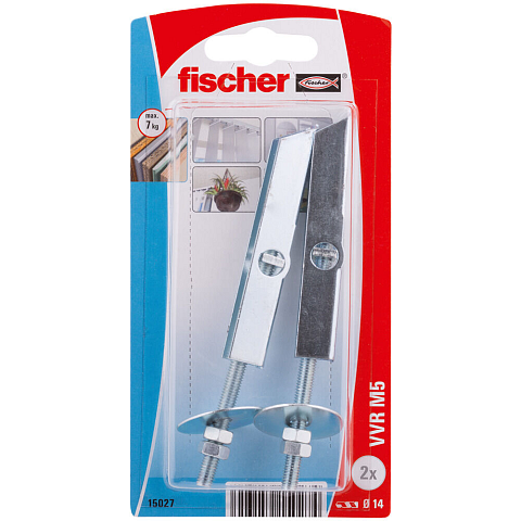 Fischer 15027 Schraubanker/Dübel 2 Stück(e) Schrauben- & Dübelsatz