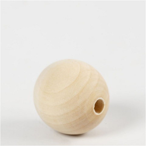 Creativ Company 566720 Perle Runde Perle Holz Naturholz 4 Stück(e)