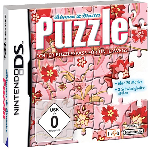 Tivola Puzzle DS - Blumen & Muster Deutsch, Englisch, Spanisch, Französisch, Italienisch Nintendo DS