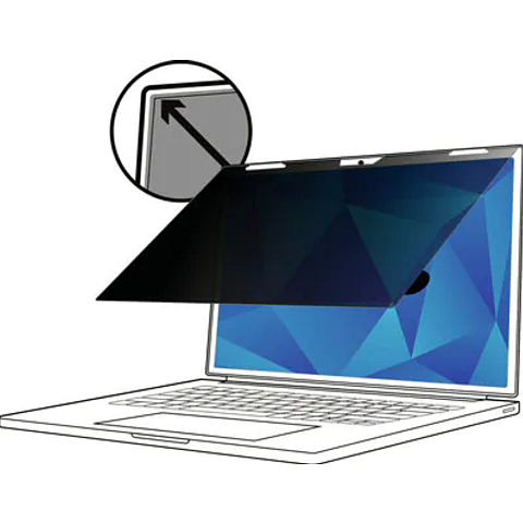 3M PFNHP015 Blickschutzfilter 33,8 cm (13.3") Laptop Rahmenloser Blickschutzfilter