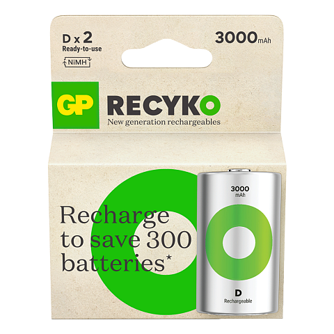 GP Batteries ReCyko Pro RECYKO D Wiederaufladbarer Akku Nickel-Metallhydrid (NiMH)