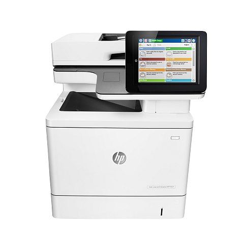 HP Color LaserJet Enterprise M577dn MFP, Farbe, Drucker für Kleine &amp; mittelständische Unternehmen, Drucken/Kopieren/Scannen, Automatischer Vorlageneinzug für 100 Blatt; USB-Druck über Vorderseite; Scannen an E-Mail/PDF; Beidseitiger Druck