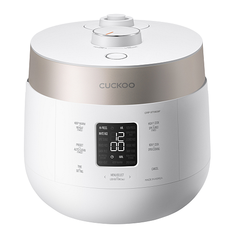Cuckoo CRP-ST0609F Reiskocher 1,08 l 880 W Champagner, Weiß