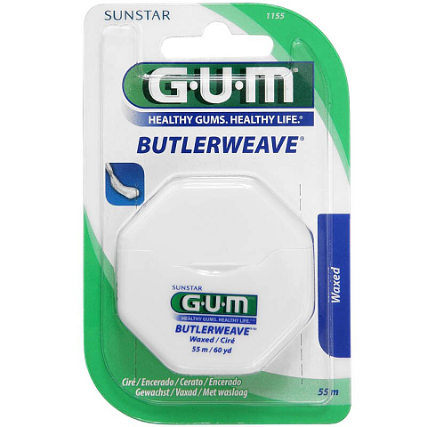 GUM Butlerweave Webseide gewachst 54.8m