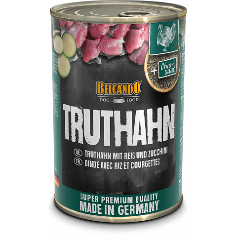 Belcando TURKEY WITH RICE AND COURGETTES Truthahn Adult 800 g