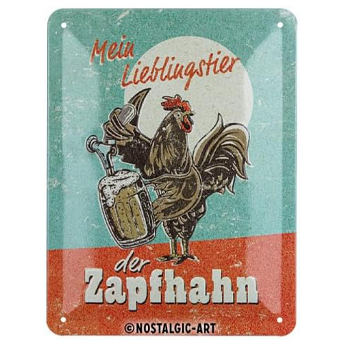 Nostalgic Art 45104982 Dekoratives Schild & Tafel für drinnen Metall Mehrfarbig
