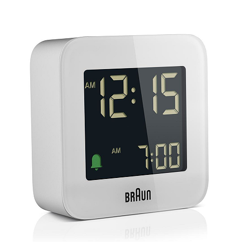 Braun BC08 Digitaler Wecker Weiß