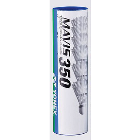 YONEX 4930379418532 Federball 6 Stück(e) Synthetischer Federball Weiß