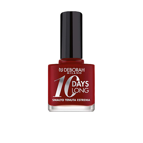 Deborah Milano 10 Days Long Nagellack 11 ml Rot Glanz