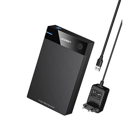 Ugreen 50422 Speicherlaufwerksgehäuse HDD / SSD-Gehäuse Schwarz 2.5/3.5"