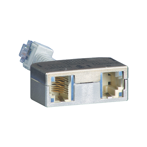 BTR NETCOM pnp 2 Netzwerksplitter Silber