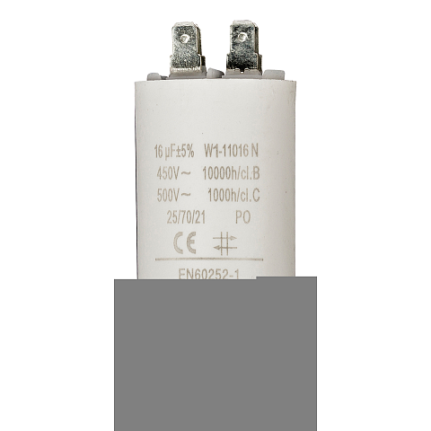Fixapart W1-11016N Kondensator Weiß Fixed capacitor Zylindrische
