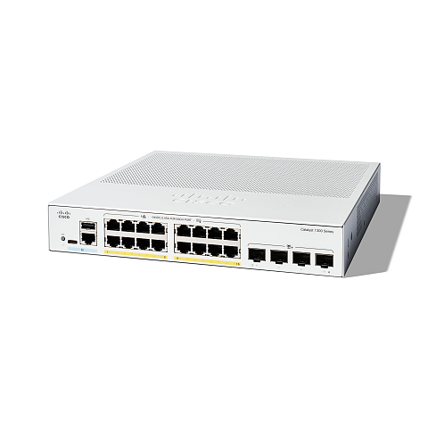 Cisco C1300-16P-4X Netzwerk-Switch Managed L2/L3 Gigabit Ethernet (10/100/1000) Weiß