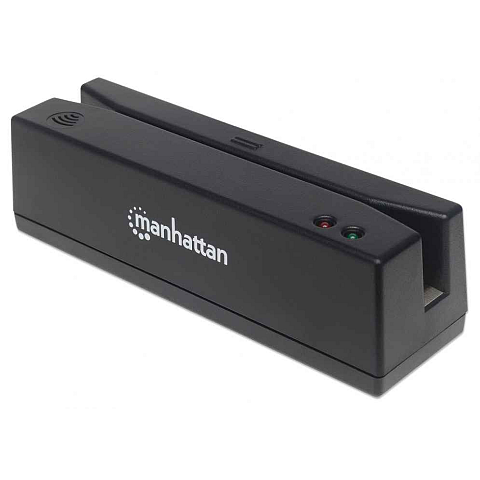 Manhattan USB-Magnetkartenleser, USB-A-Stecker, 3-Spuren-Leser