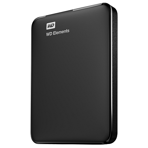 Western Digital Elements Portable Externe Festplatte 2 TB 5400 RPM 2.5" Micro-USB B 3.2 Gen 2 (3.1 Gen 2) Schwarz