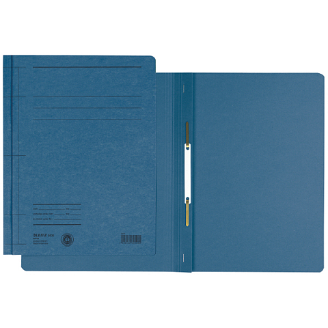 Leitz Cardboard binder, A4, blue Ringmappe Blau