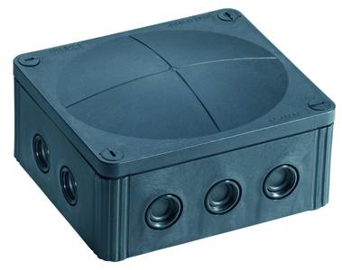 WISKA COMBI 1210 BK Elektrische Anschlussbox Polypropylen (PP), Thermoplastisches Elastomer (TPE)
