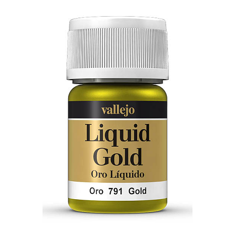 Vallejo 70.791 Acrylfarbe 35 ml Gold Flasche