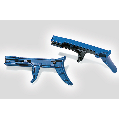 Hellermann Tyton MK21 Manuelles Verarbeitungswerkzeug Blau Kunststoff
